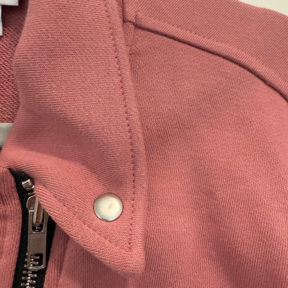 Cotton LuLaRoe Women's Mauve Leather Jacket large - Picture 6 of 11